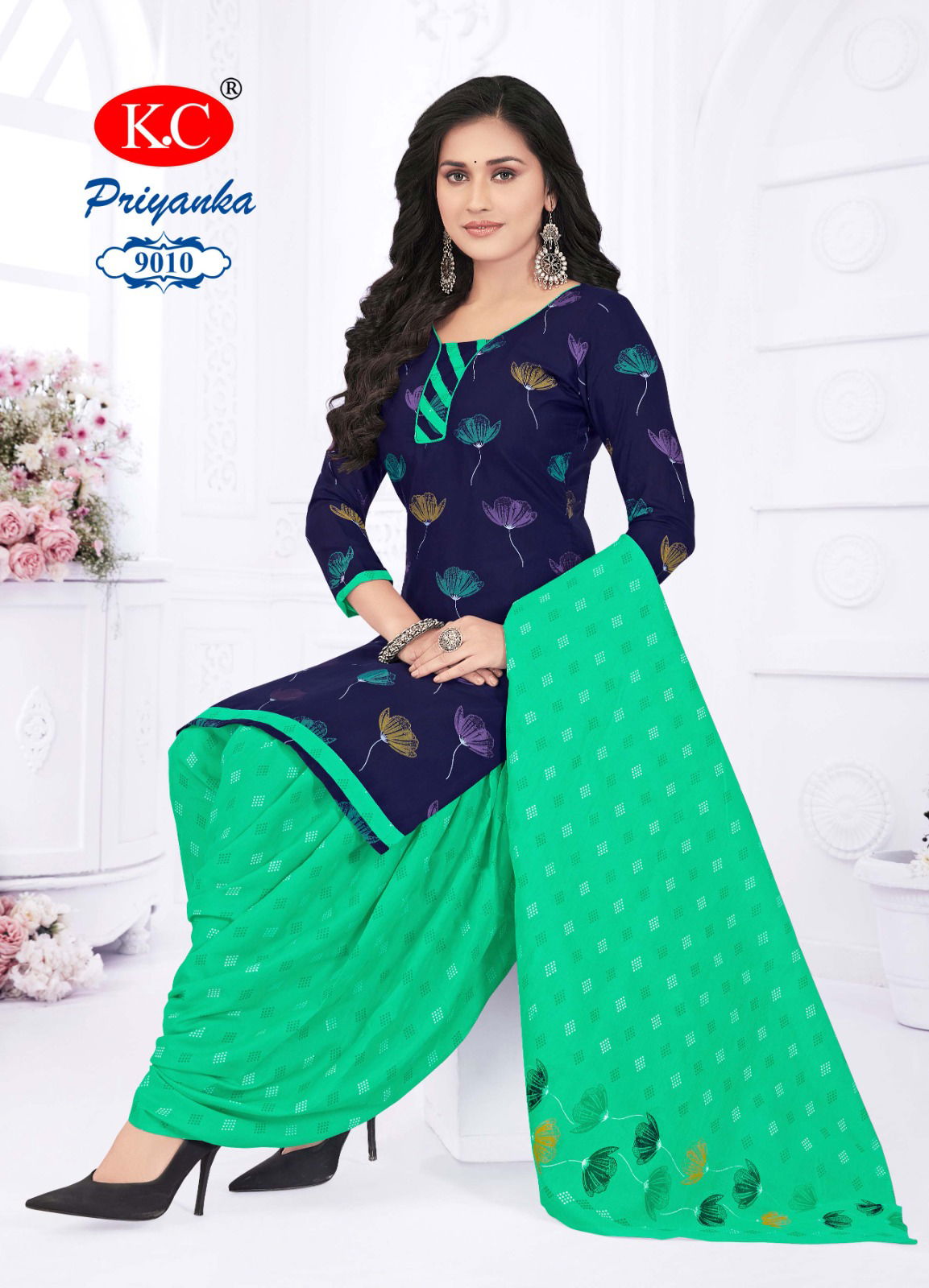 Priyanka Vol 9 By Kc Cotton Printed Readymade Dress Wholesale Shop In Surat
